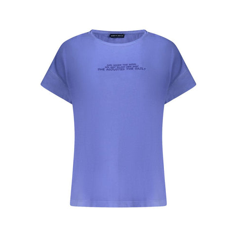 North Sails Blue Cotton Tops & T-Shirt North Sails Retail Flare