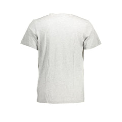 Tommy Hilfiger Gray Cotton Men T-Shirt Tommy Hilfiger Retail Flare