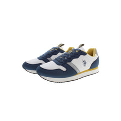 U.S. POLO ASSN. Blue Polyester Men Sneaker U.S. POLO ASSN. Retail Flare
