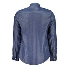 North Sails Blue Lyocell Shirt North Sails Retail Flare