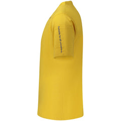 K-WAY Yellow Cotton Men T-Shirt K-WAY Retail Flare