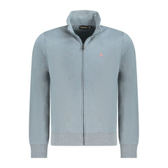 Napapijri Gray Cotton Men Sweater Napapijri Retail Flare