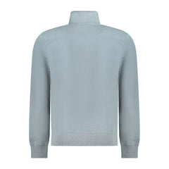 Napapijri Gray Cotton Men Sweater Napapijri Retail Flare