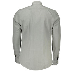 Harmont & Blaine Elegant Green Slim Fit Long Sleeve Shirt Harmont & Blaine Retail Flare
