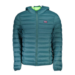 Norway 1963 Elegant Green Hooded Jacket with Multiple Pockets Norway 1963 Retail Flare