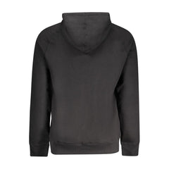 Timberland Black Cotton Mens Sweater with Central Pockets and Zip Timberland Retail Flare