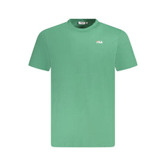 Fila Green Cotton Men T-Shirt Fila Retail Flare