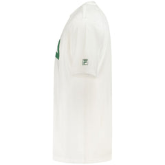 Fila White Cotton Men T-Shirt Fila Retail Flare