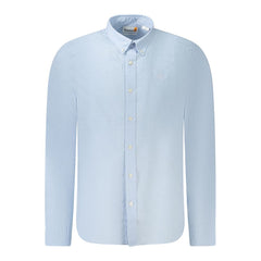 Timberland Light Blue Cotton Shirt Timberland Retail Flare