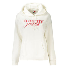 Tommy Hilfiger White Cotton Women's Hooded Sweater Tommy Hilfiger Retail Flare