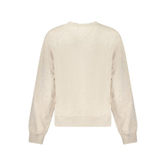 Tommy Hilfiger Beige Cotton Women Sweater Tommy Hilfiger Retail Flare