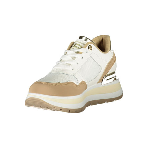Laura Biagiotti Beige Polyester Women Sneaker Laura Biagiotti Retail Flare