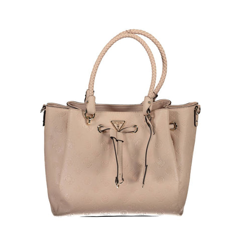 Guess Jeans Pink Polyethylene Women Handbag Guess Jeans Retail Flare