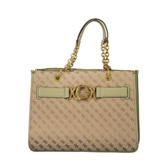 Guess Jeans Green Polyester Women Handbag Guess Jeans Retail Flare