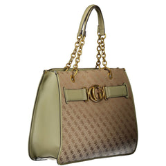 Guess Jeans Green Polyester Women Handbag Guess Jeans Retail Flare