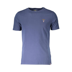 Aeronautica Militare Blue Cotton T-Shirt Aeronautica Militare Retail Flare