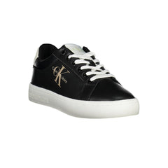 Calvin Klein Black Polyester Women Sneaker Calvin Klein Retail Flare