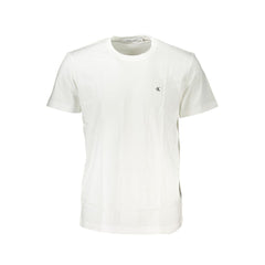 Calvin Klein White Cotton T-Shirt Calvin Klein Retail Flare