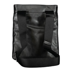 Calvin Klein Sleek Black Shoulder Bag with Contrast Details Calvin Klein Retail Flare