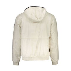 Calvin Klein Elegant Beige Hooded Jacket – Timeless Outerwear Calvin Klein Retail Flare