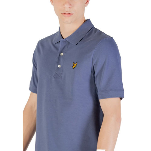 Lyle & Scott Blue Cotton Polo Shirt Lyle & Scott Retail Flare