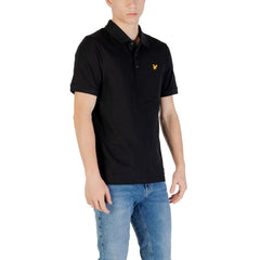 Lyle & Scott Black Cotton Polo Shirt Lyle & Scott Retail Flare