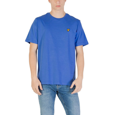 Lyle & Scott Blue Cotton T-Shirt Lyle & Scott Retail Flare