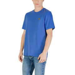 Lyle & Scott Blue Cotton T-Shirt Lyle & Scott Retail Flare