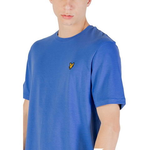 Lyle & Scott Blue Cotton T-Shirt Lyle & Scott Retail Flare