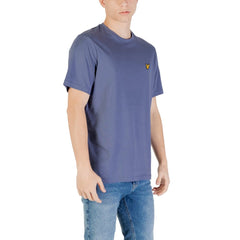 Lyle & Scott Blue Cotton T-Shirt Lyle & Scott Retail Flare