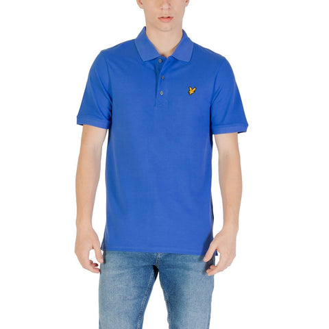 Lyle & Scott Blue Cotton Polo Shirt Lyle & Scott Retail Flare
