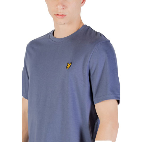 Lyle & Scott Blue Cotton T-Shirt Lyle & Scott Retail Flare