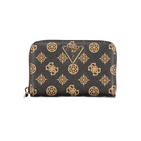 Guess Jeans Brown Polyethylene Wallet Guess Jeans Retail Flare
