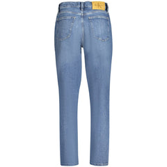 Calvin Klein Blue Cotton Jeans & Pant Calvin Klein Retail Flare