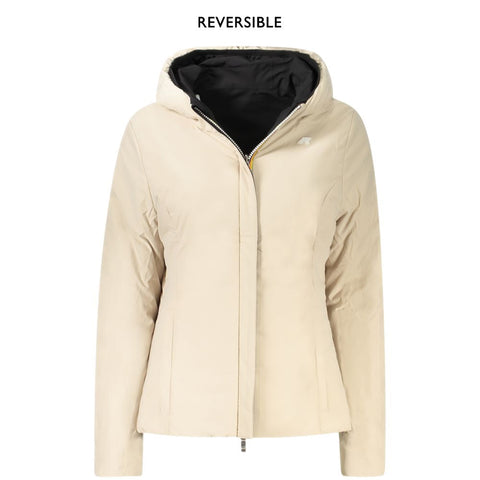 K-WAY Black Nylon Women Jacket K-WAY Retail Flare