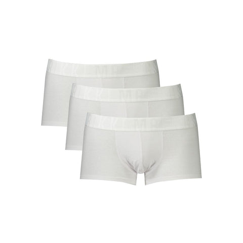 Bikkembergs White Polyester Men Boxer Bikkembergs Retail Flare