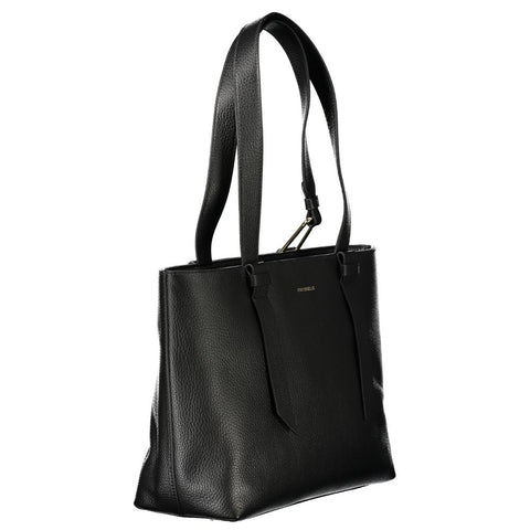 Coccinelle Black Leather Women Handbag Coccinelle Retail Flare