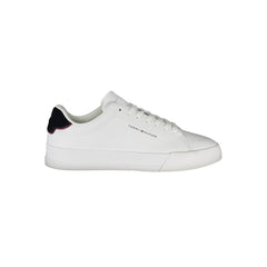 Tommy Hilfiger White Polyethylene Men Sneaker Tommy Hilfiger Retail Flare