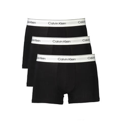Calvin Klein Black Cotton Men Boxer Calvin Klein Retail Flare