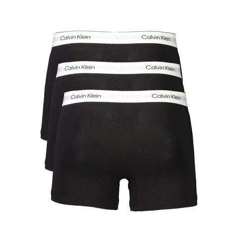 Calvin Klein Black Cotton Men Boxer Calvin Klein Retail Flare