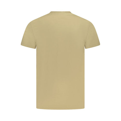 Timberland Beige Cotton Men T-Shirt Timberland Retail Flare
