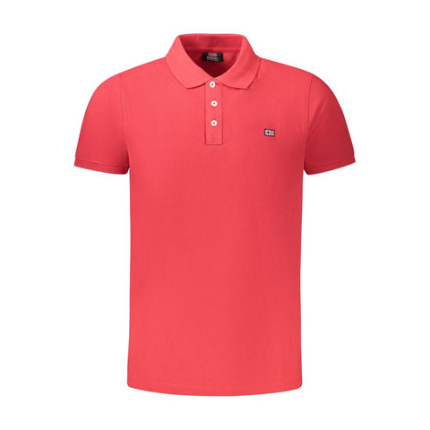 Norway 1963 Red Cotton Polo Shirt Norway 1963 Retail Flare