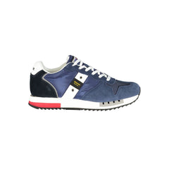 Blauer Blue Polyester Men Sneaker Blauer Retail Flare