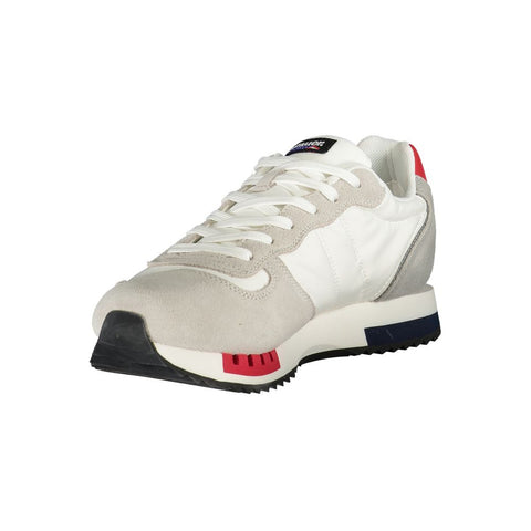 Blauer White Polyethylene Men Sneaker Blauer Retail Flare