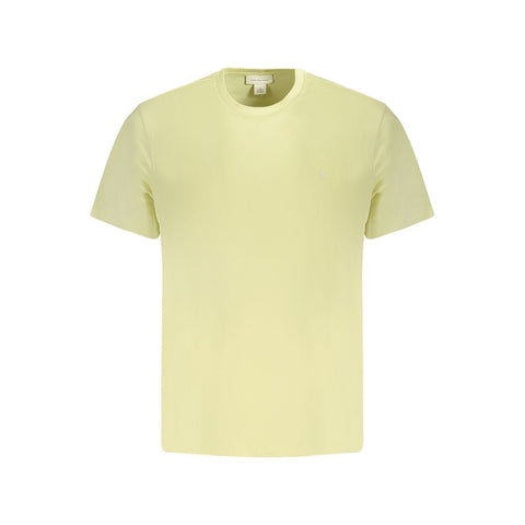 Calvin Klein Yellow Cotton T-Shirt Calvin Klein Retail Flare