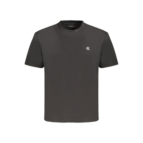 Calvin Klein Black Cotton T-Shirt Calvin Klein Retail Flare