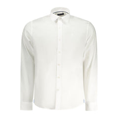 North Sails White Cotton Men Shirt North Sails Retail Flare