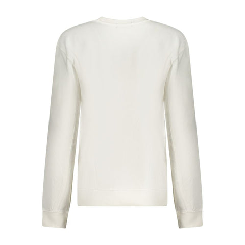 North Sails White Cotton Women Sweater North Sails Retail Flare