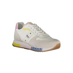 Blauer White Leather Women Sneaker Blauer Retail Flare