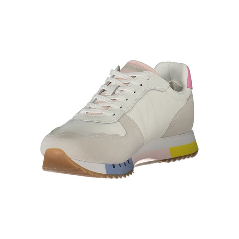 Blauer White Leather Women Sneaker Blauer Retail Flare